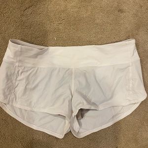 Lululemon speed up short (2.5 in) - White